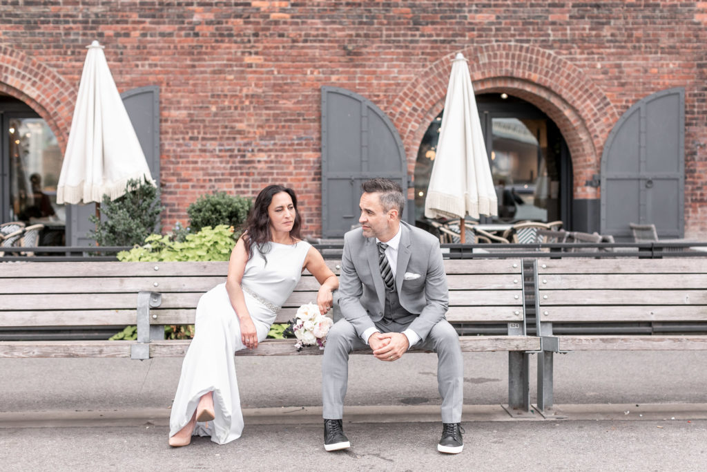 DUMBO Wedding Photo by destination wedding photographer Julie Ferneau