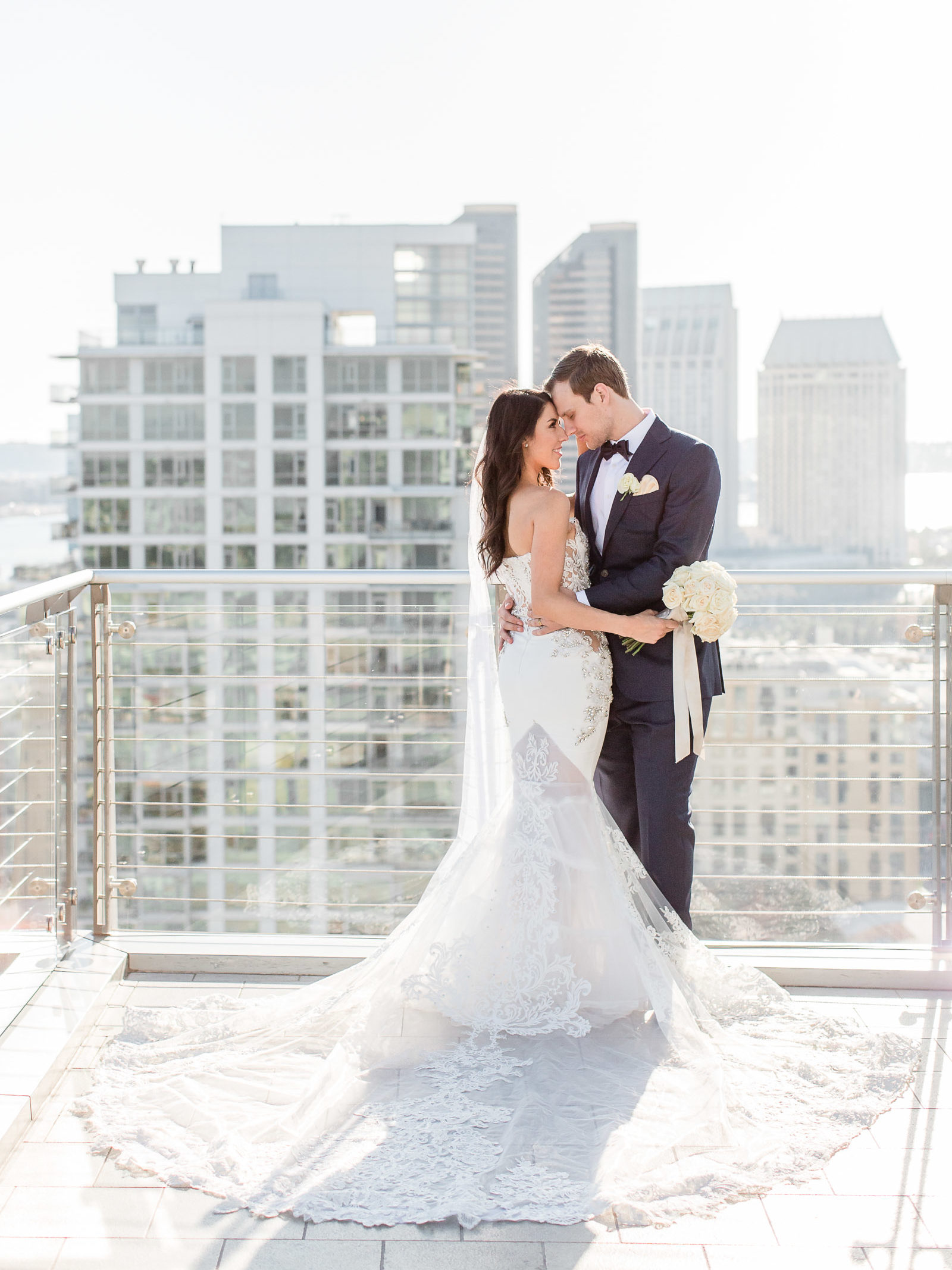 modern couple at Ultimate Skybox Downtown San Diego by Julie Ferneau Photography